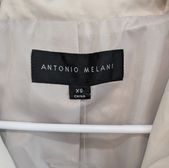 Antonio Melani Nude Trench Coat Jacket Size XS - Picture 6 of 7